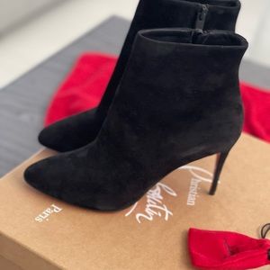 Christian Louboutin Eloise suede bootie 85mm